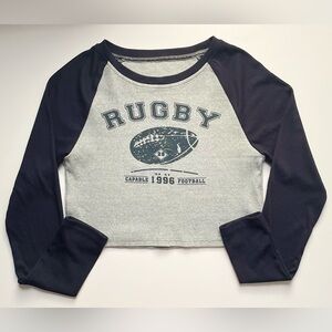 Dazy Long Sleeve Crop Top For Teens